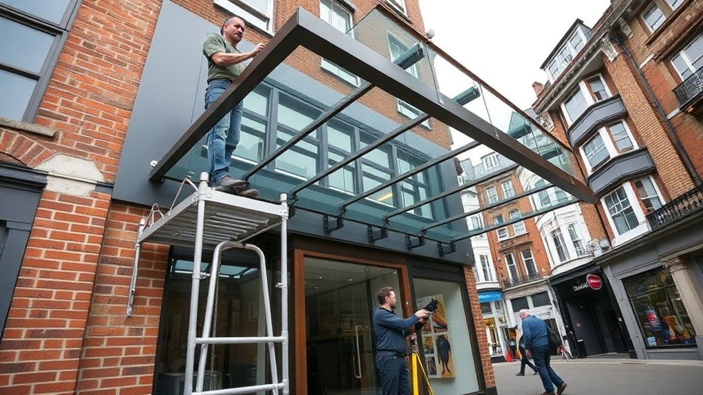 Shopfront Canopy Ladbroke Grove