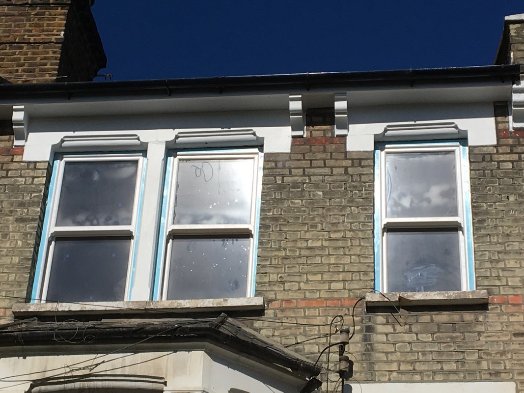 New uPVC sash windows fitted on Victorian terrace in Ladbroke Grove